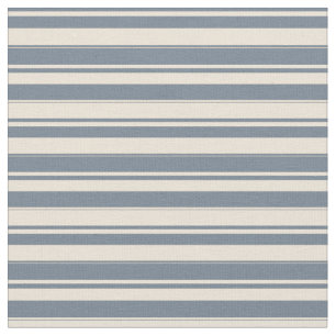 Schiefergraue und Bisque-Streifen Stoff