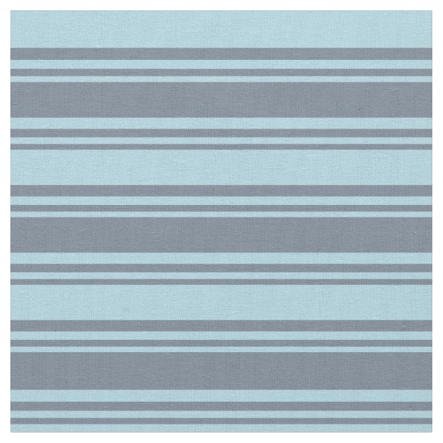 Schiefergraue und hellblaue Streifen Stoff (Nahaufnahme)