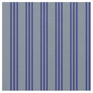 Schiefergrauen und Mitternachtsblauer Farblinien Stoff