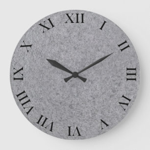 Schieferschriftlich Große Wanduhr