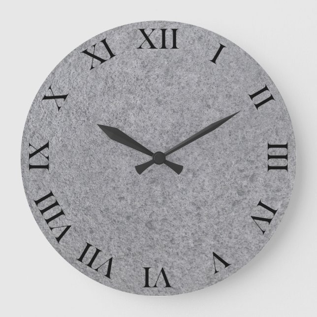 Schieferschriftlich Große Wanduhr (Vorderseite)