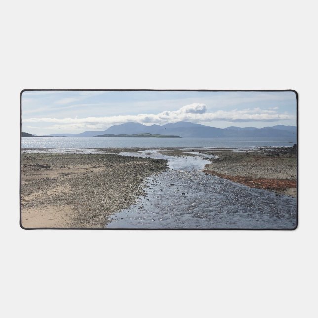 Schieferstrom in Schottland Schreibtischunterlage (Vorderseite)