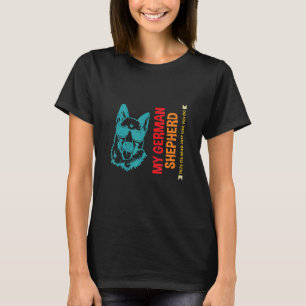 Schiefkopf-Hund Deutsche Schäferhund-Mutter 1 T-Shirt