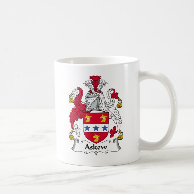 Schiefwinkliges Familienwappen Tasse (Rechts)