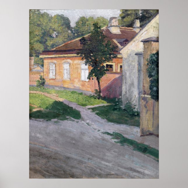 Schiele - Haus in Hutteldorf Poster (Vorne)