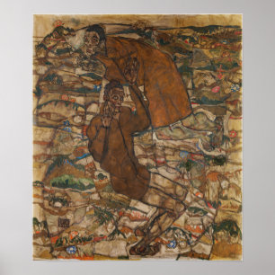 Schiele - Levitation (Die Blinde) Poster