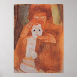 Schiele - Madonna mit Kind 1908 Poster