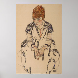 Schiele - Schwiegervater des Künstlers Adele... Poster