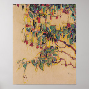 Schiele - Sonnenbaum 1910 Poster