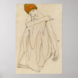 Schiele - Tänzerin 1913 Poster