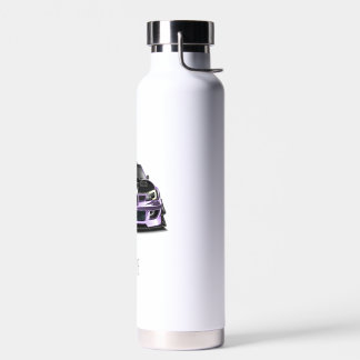 schielendes Auge lila handgezeichnete Kunst Trinkflasche