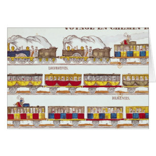 Schienen-Reise im Jahre 1845