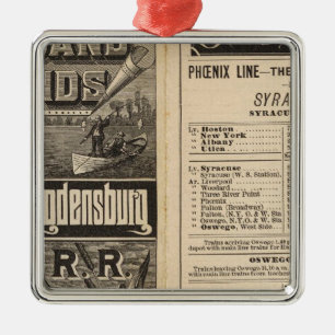 Schienen-Weg zu den tausend Inseln Ornament Aus Metall