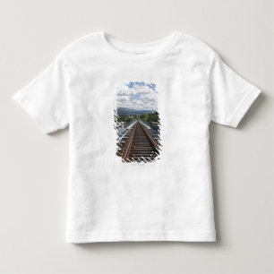 Schienenstränge auf Eiffel-Brücke Kleinkind T-shirt
