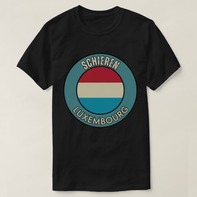 Schieren, Luxemburg T-Shirt (Design vorne)