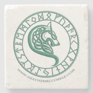 Schierlings-hohles Untersetzer-Grün Steinuntersetzer