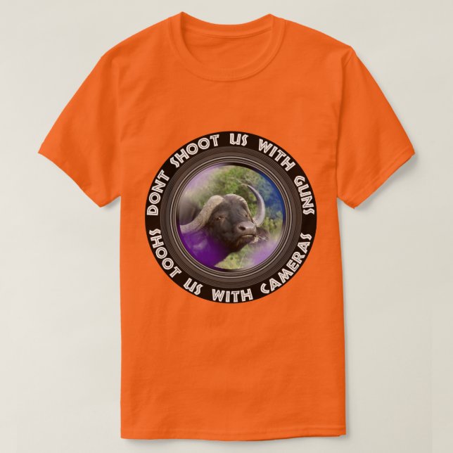 Schieß uns nicht auf Buffalo Grass T-Shirt (Design vorne)