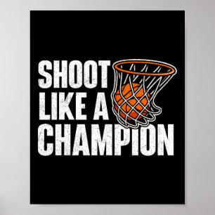 Schieße wie ein Champion - Sketll Spieler Sketll T Poster