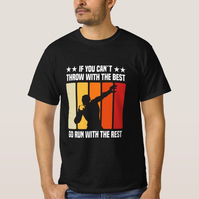 Schießeinsatz | Athletics Shot Putter Sportgeschen T-Shirt (Vorderseite)