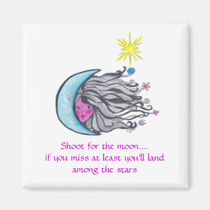 Schießen auf den Mond Magnet