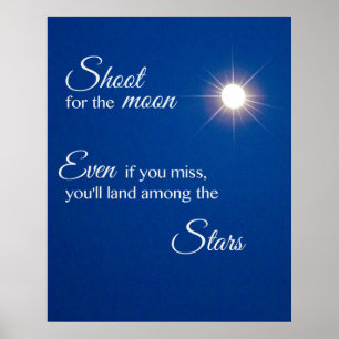 Schießen auf den Mond Poster
