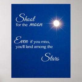 Schießen auf den Mond Poster