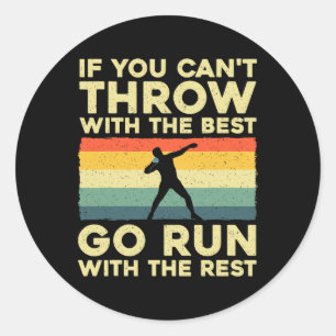 Schießen Kunst für Männer Frauen schießen zum Abwe Runder Aufkleber