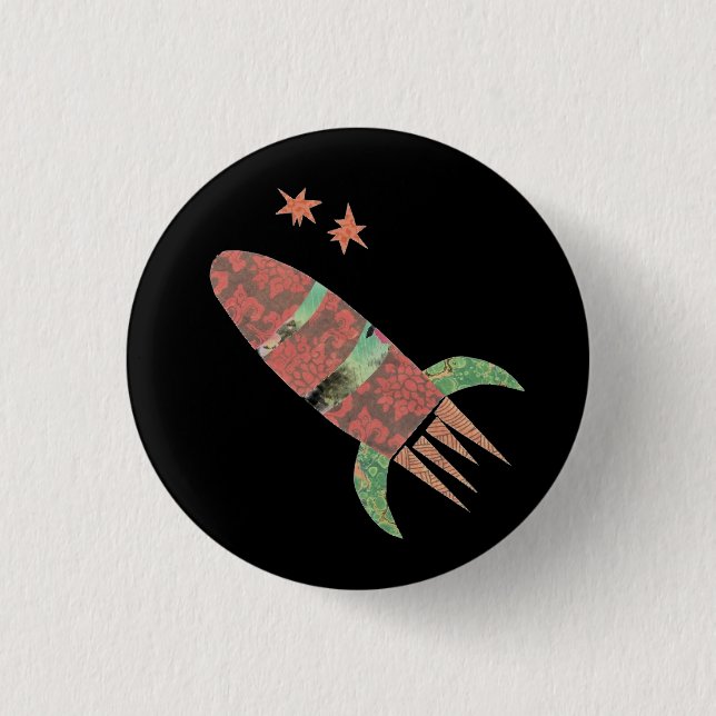 Schießen-Rocket-Knopf Button (Vorderseite)