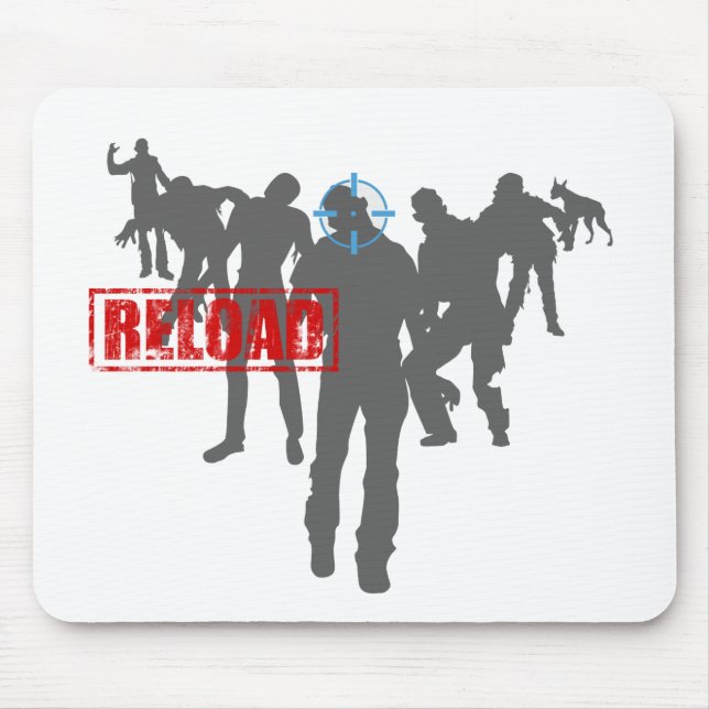 Schießen Sie die Zombies - Mousepad (Vorne)