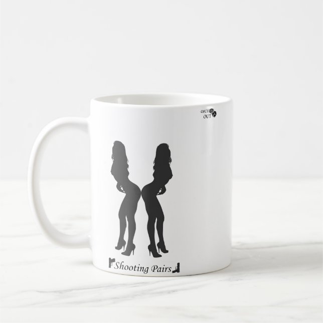Schiessende Paare Kaffeetasse (Links)