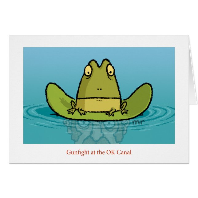 Schießerei an der okaykanal-Karte (Vorderseite (Horizontal))