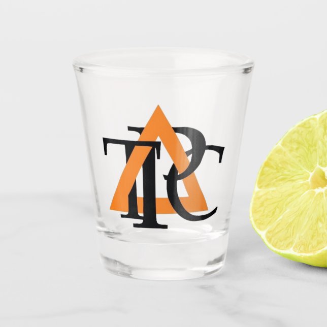 Schießglas mit Triangle-Logo Schnapsglas (Vorderseite)