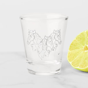 Schießglas : STALLIONEN Schnapsglas
