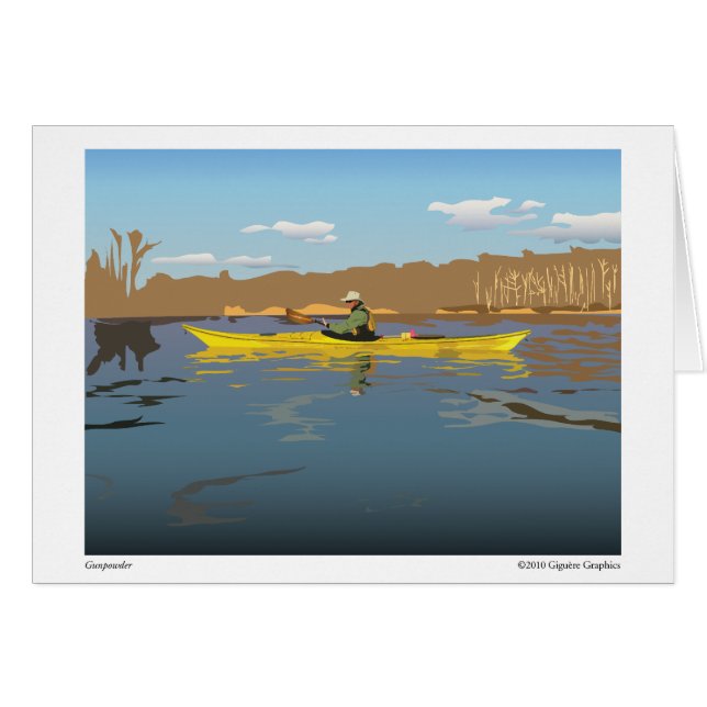 Schießpulver-Fluss (Vorderseite (Horizontal))