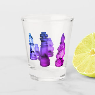 Schießschach Schnapsglas