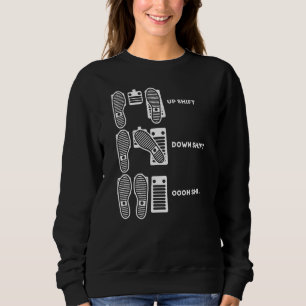Schießscharte nach unten Shift Oh, Shi Car Pedal M Sweatshirt