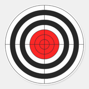 Schießschartenmesser Runder Aufkleber