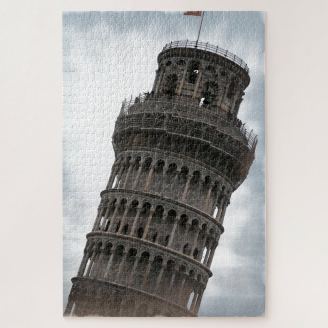 Schießturm von Pisa Italien Reisen Puzzle (Vertikal)