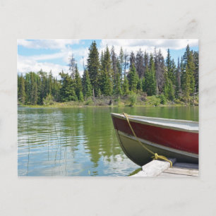 Schiff an Anlegestelle auf der Postkarte