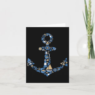 Schiff Anchor Nautical _ Sommer Segelboot & amp; B Karte