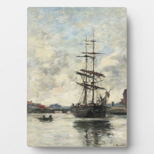 Schiff auf der Touques Eugene Boudin (Französisch, Fotoplatte