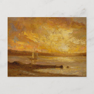 Schiff auf See - Edward Mitchell Banister - c1890 Postkarte