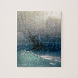 Schiff auf stürmischen Meeren, Iwan Aivazovsky Puzzle