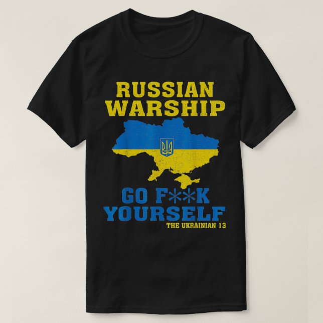 Schiff aus dem Russischen Krieg T-Shirt (Design vorne)