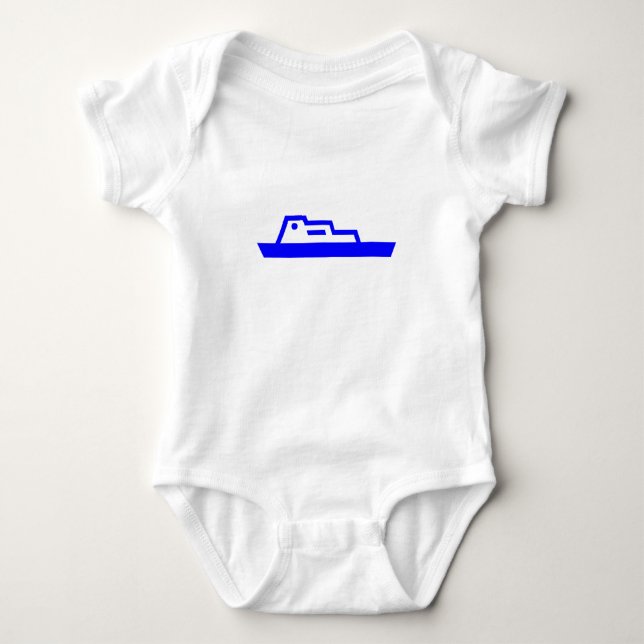 Schiff Baby Strampler (Vorderseite)