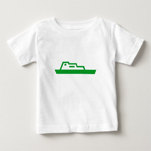 Schiff Baby T-shirt (Vorderseite)