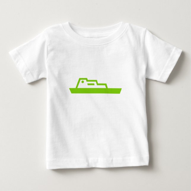 Schiff Baby T-shirt (Vorderseite)