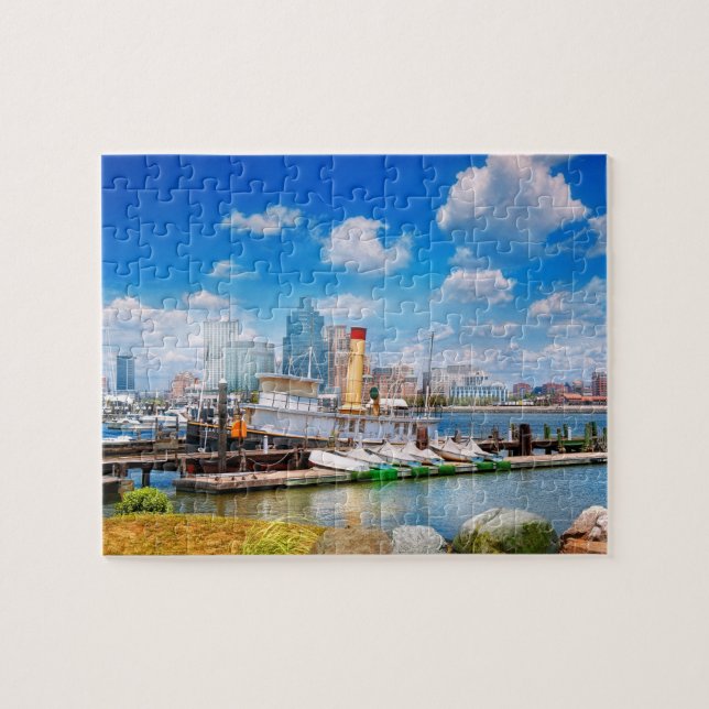 Schiff - Baltimore, MD - Dampfschlepper Baltimore  Puzzle (Horizontal)