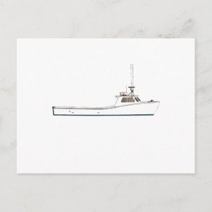 Schiff Chesapeake Bay Deadrise Postkarte