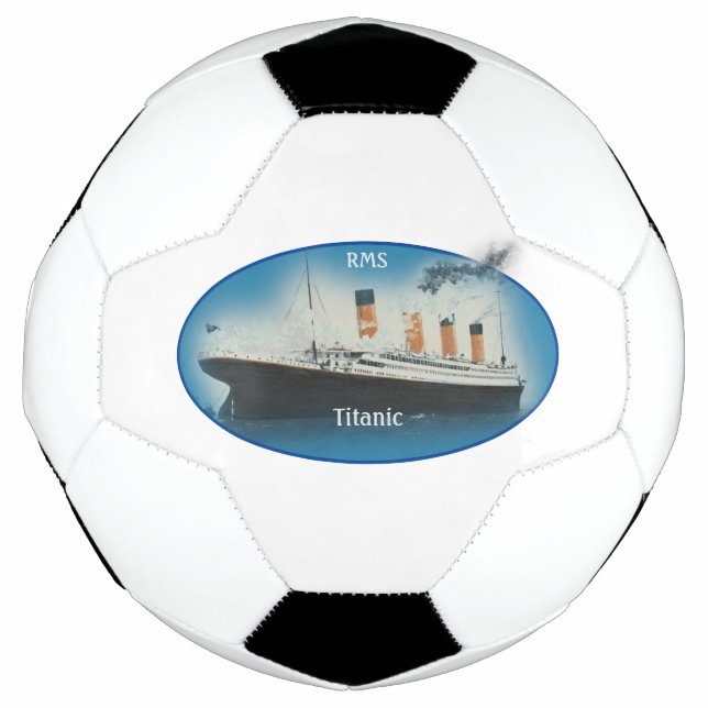 Schiff der White Star Line von Titanic Fußball (Vorderseite)